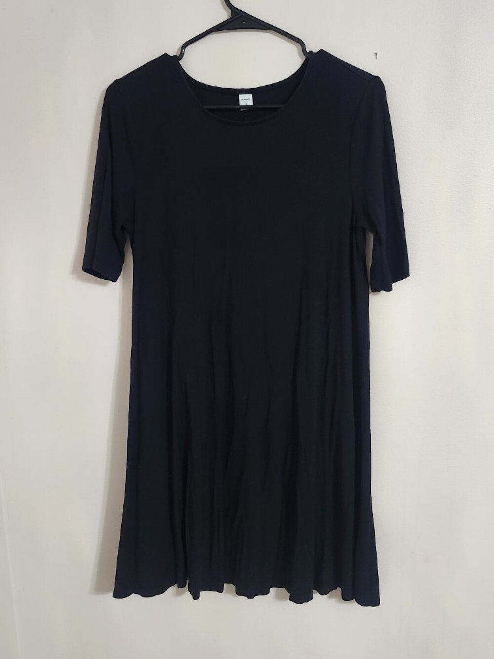 Black Fit & Flare Jersey Dress size M